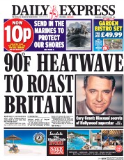 Daily Express (UK) Newspaper Front Page for 10 August 2016