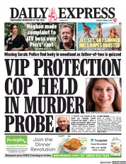 Daily Express (UK) Newspaper Front Page for 11 March 2021