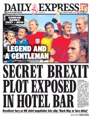 Daily Express (UK) Newspaper Front Page for 13 February 2019