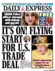 Daily Express (UK) Newspaper Front Page for 13 March 2021