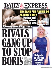 Daily Express (UK) Newspaper Front Page for 17 June 2019