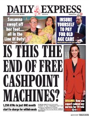 Daily Express (UK) Newspaper Front Page for 1 May 2019