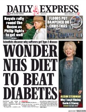 Daily Express (UK) Newspaper Front Page for 23 December 2019