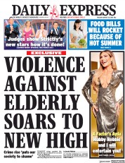 Daily Express (UK) Newspaper Front Page for 28 August 2018