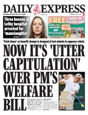 Daily Express front page for 2 July 2025