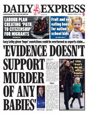 Daily Express front page for 5 February 2025