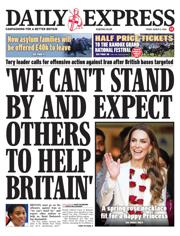 Daily Express front page for 6 March 2026