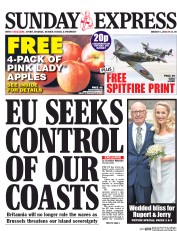 Daily Express Sunday (UK) Newspaper Front Page for 6 March 2016