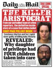 Daily Mail front page for 15 July 2025