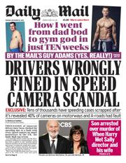 Daily Mail front page for 16 December 2025
