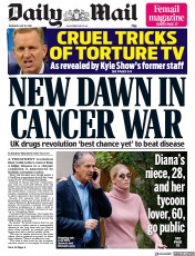 Daily Mail (UK) Newspaper Front Page for 16 May 2019