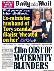 Daily Mail (UK) Newspaper Front Page for 18 September 2020