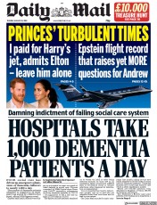 Daily Mail (UK) Newspaper Front Page for 20 August 2019