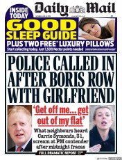 Daily Mail (UK) Newspaper Front Page for 22 June 2019