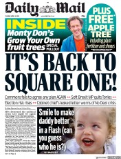 Daily Mail (UK) Newspaper Front Page for 2 April 2019