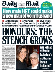 Daily Mail (UK) Newspaper Front Page for 2 August 2016