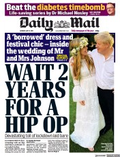 Daily Mail (UK) Newspaper Front Page for 31 May 2021