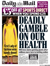 Daily Mail (UK) Newspaper Front Page for 4 December 2019