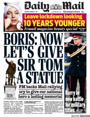 Daily Mail (UK) Newspaper Front Page for 4 February 2021