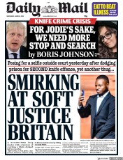 Daily Mail (UK) Newspaper Front Page for 6 March 2019