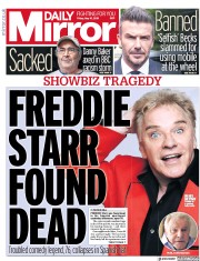 Daily Mirror (UK) Newspaper Front Page for 10 May 2019