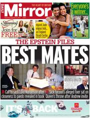 Daily Mirror front page for 10 September 2025