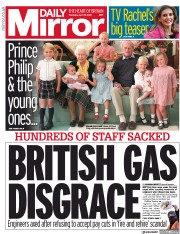 Daily Mirror (UK) Newspaper Front Page for 15 April 2021