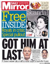 Daily Mirror (UK) Newspaper Front Page for 16 January 2020