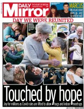 Daily Mirror (UK) Newspaper Front Page for 18 May 2021