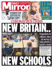 Daily Mirror (UK) Newspaper Front Page for 19 May 2020