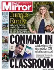 Daily Mirror (UK) Newspaper Front Page for 24 November 2018