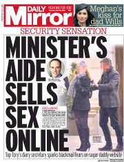 Daily Mirror (UK) Newspaper Front Page for 26 April 2018