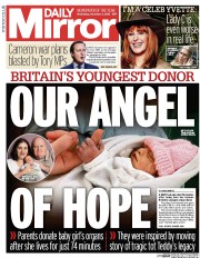 Daily Mirror (UK) Newspaper Front Page for 2 December 2015