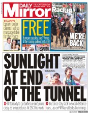 Daily Mirror (UK) Newspaper Front Page for 30 May 2020