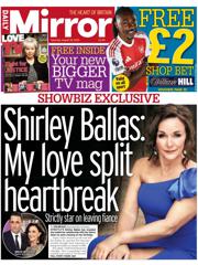 Daily Mirror front page for 30 August 2025
