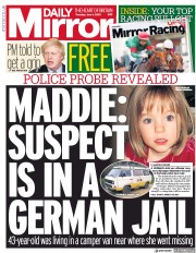 Daily Mirror (UK) Newspaper Front Page for 4 June 2020