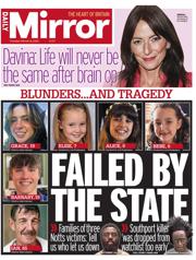 Daily Mirror front page for 6 February 2025