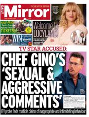 Daily Mirror front page for 7 February 2025