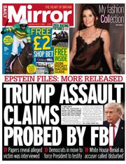 Daily Mirror front page for 7 March 2026