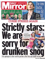 Daily Mirror (UK) Newspaper Front Page for 8 October 2018