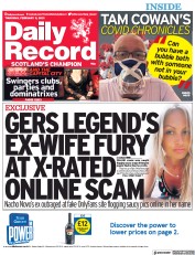 Daily Record (UK) Newspaper Front Page for 11 February 2021