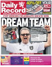 Daily Record front page for 11 February 2025