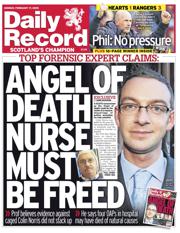 Daily Record front page for 17 February 2025