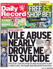 Daily Record (UK) Newspaper Front Page for 1 May 2021