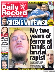 Daily Record (UK) Newspaper Front Page for 3 May 2021