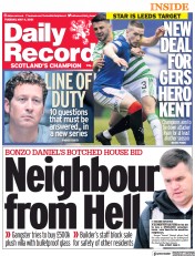 Daily Record (UK) Newspaper Front Page for 4 May 2021