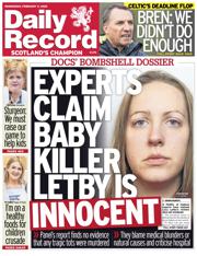 Daily Record front page for 5 February 2025