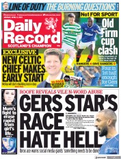 Daily Record (UK) Newspaper Front Page for 5 April 2021