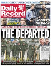 Daily Record front page for 5 July 2025
