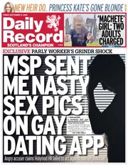 Daily Record front page for 5 September 2025